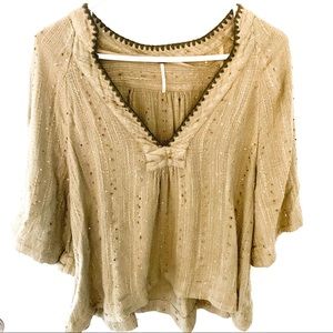 Free People Olive Top